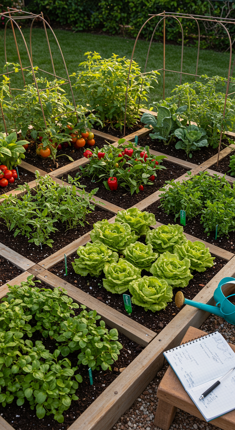 9 Steps to Successful Square Foot Gardening Made Easy