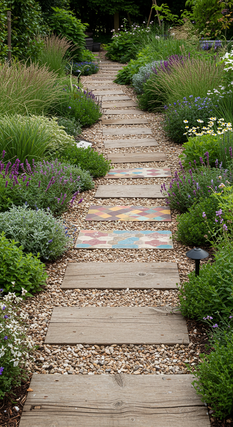 7 inspiring DIY garden path ideas to try